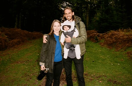 Family shot in the nature Family shot in the nature